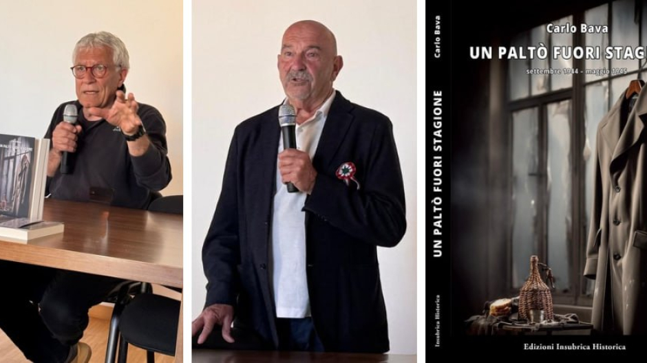 Presentato a Nebbiuno il libro di Carlo Bava “Un paltò fuori stagione”